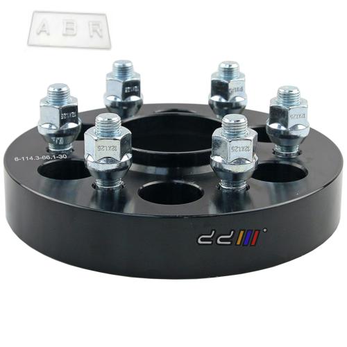 2Pcs Hub Centric Wheel Spacer 30mm 6x114.3 For Nissan Navara D40 NP300 D23