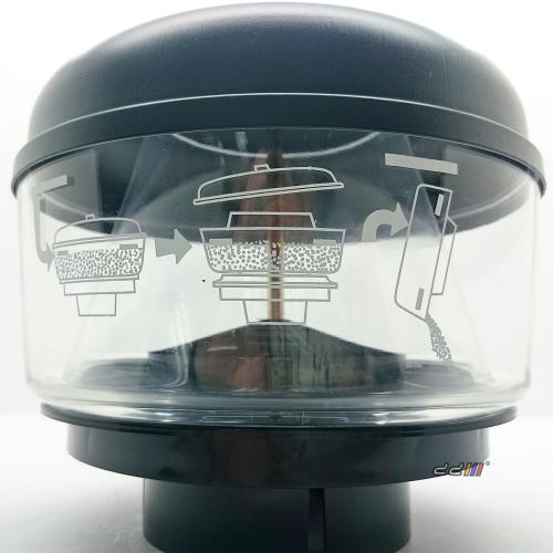 3.5 Inch Vehicle Snorkel Kit Head Top Raised Cyclonic Pre Cleaner 85mm Inlet