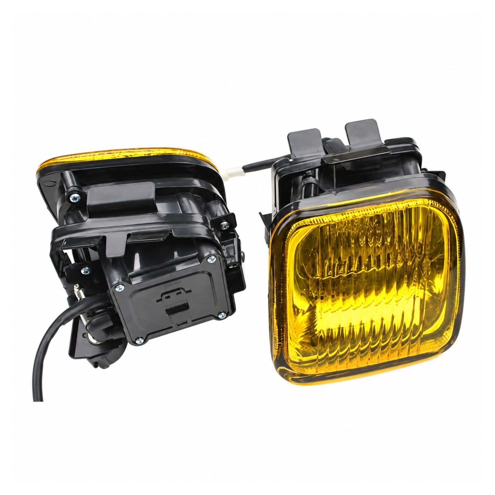 Civic EK 96-98 JDM SIR Style Front Bumper Yellow Winjet Fog Driving Light Lamp
