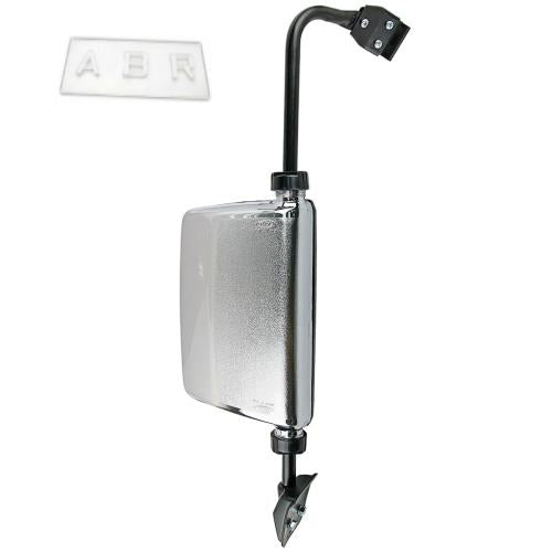 Front Right Chrome Manual Door Side Mirror For Mitsubishi Pajero L047 L049 82-91
