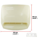 ABS Front Bonnet Scoop Air Flow Vent Cover For Toyota Hilux REVO 2.4 2.8 15-ON