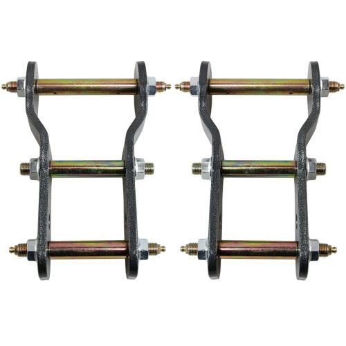 2" Rear Extended Lift Up Greasable Shackles For Mitsubishi Triton MQ MR 2015-24