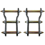 2" Rear Extended Lift Up Greasable Shackles For Mitsubishi Triton MQ MR 2015-24