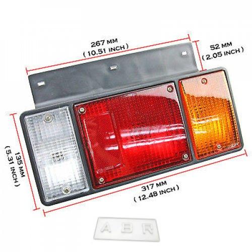Pair Left & Right Rear Tail Light For Isuzu Elf Truck NPR NKR NHR NLR 86+