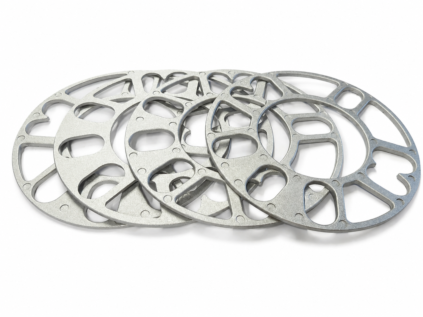 4pcs 3mm Aluminum Wheel Spacers Shims For Universal 4/5 Stud 114.3 120