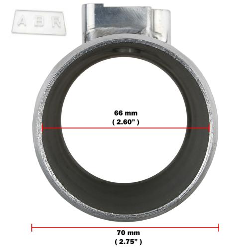 70mm Aluminium MAF Mass Air Flow Sensor Adapter For Universal Forment