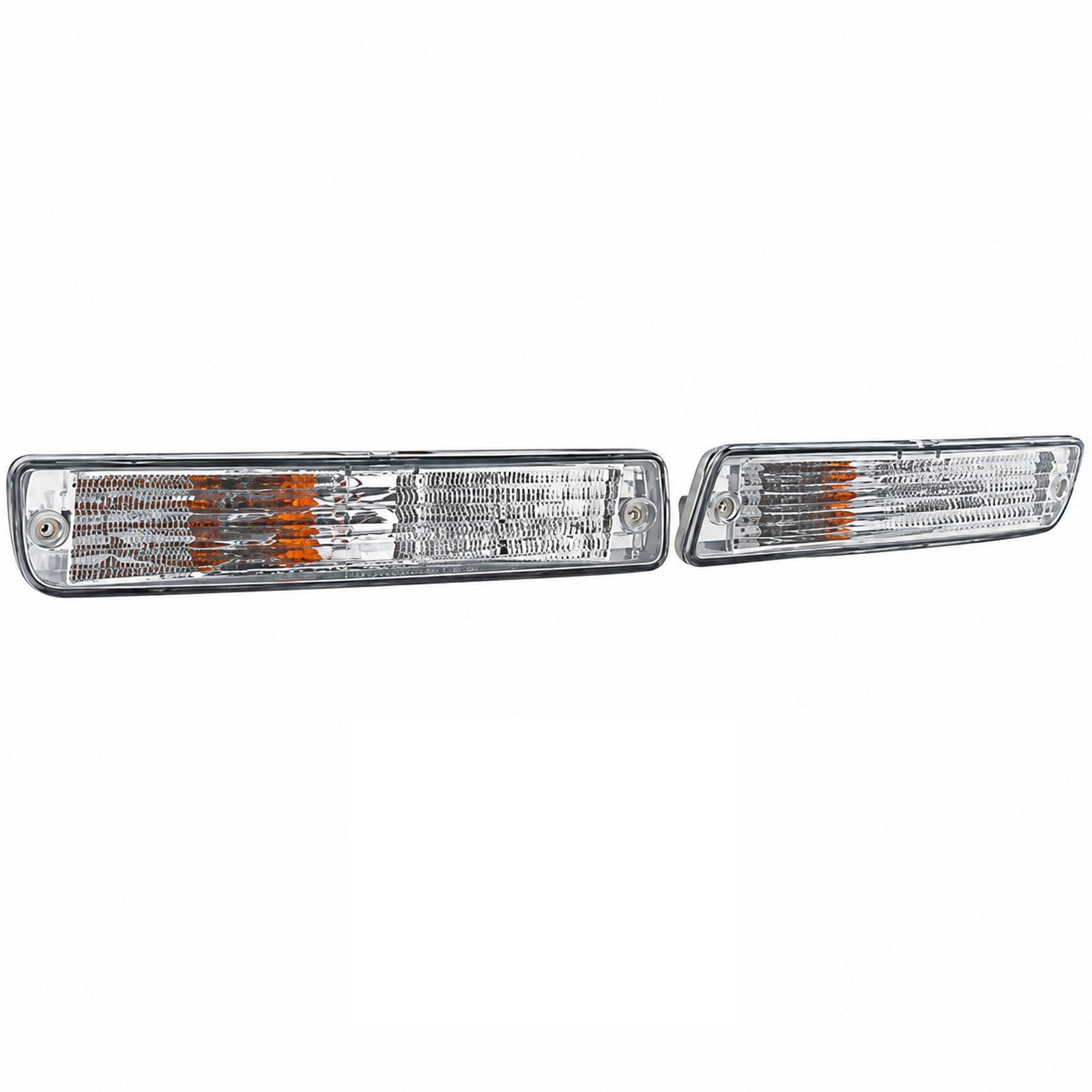 Front Indicator Lights For Toyota Landcruiser 80-Series Clear Crystal FJ80 Pair