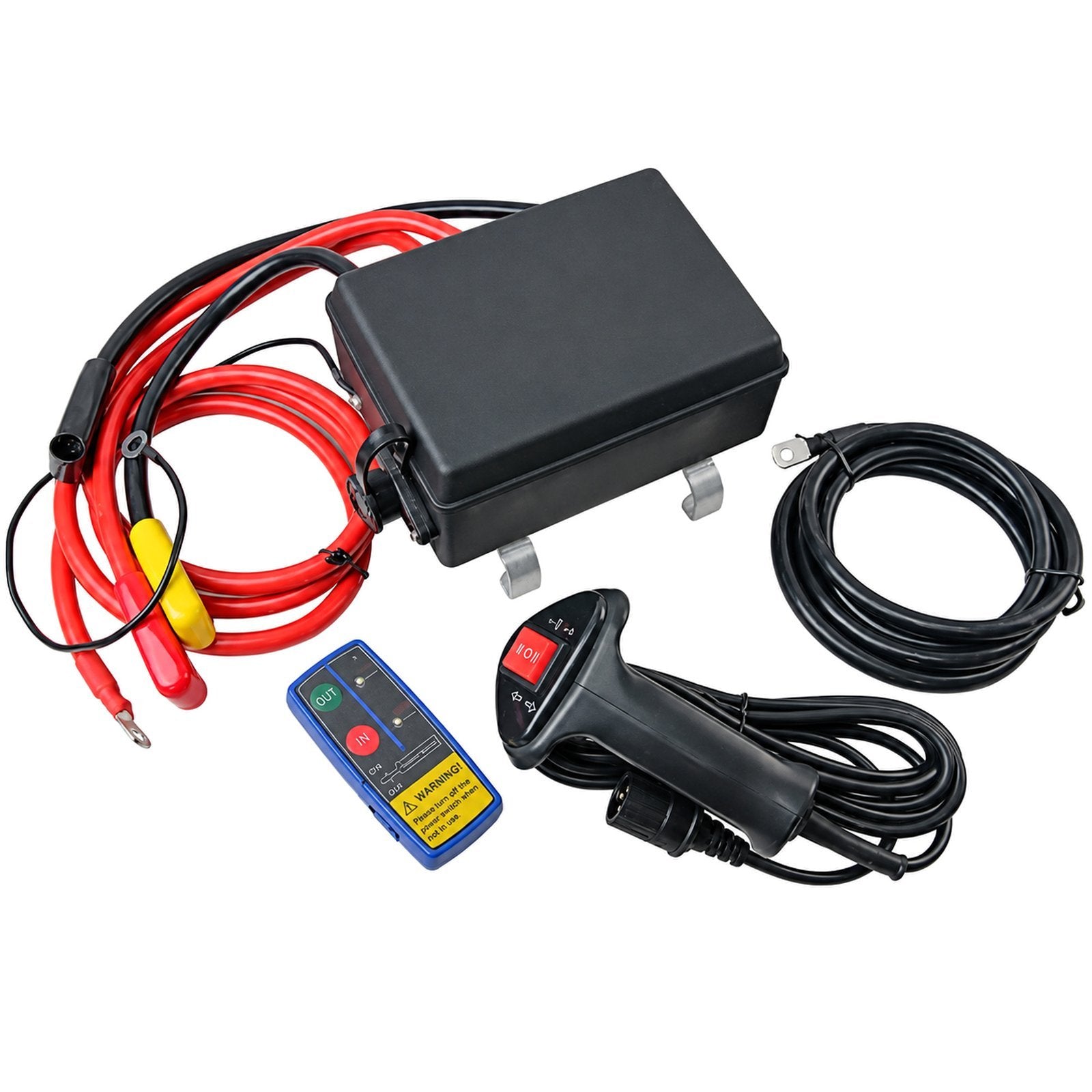 12000lbs Winch Control Box with 12V Solenoid Wireless Remote Control