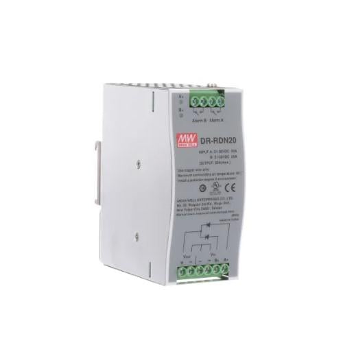 Mean Well MW DR-RDN20 24V 20A DIN Rail Redendant Module