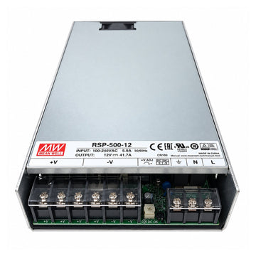 Mean Well MW RSP-500-12 500W 12V 41.7A Single Output Switching Power Supply