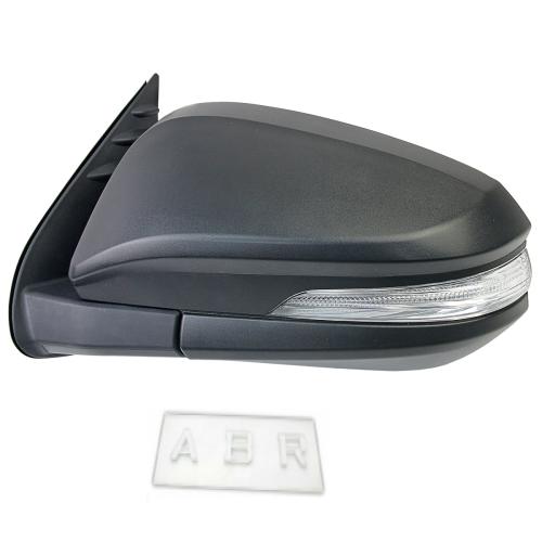 Front Left Black Electric Door Side Mirror Fixs Hilux REVO GUN136 2015-ON