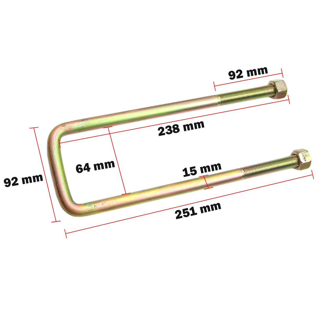 2" Rear Suspension Leaf Spring Lift Kits For Isuzu Dmax 2012-2020