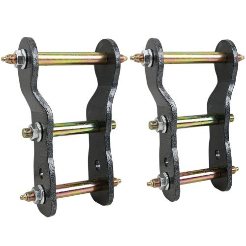 2" Rear Extended Lift Up Greasable Shackles For Mitsubishi Triton MQ MR 2015-24