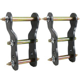 2" Rear Extended Lift Up Greasable Shackles For Mitsubishi Triton MQ MR 2015-24