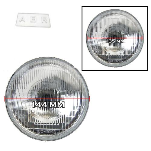 5.75" 5 3/4 inch Round HeadLight Universal KE70 DX Nissan Y10 Datsun 510