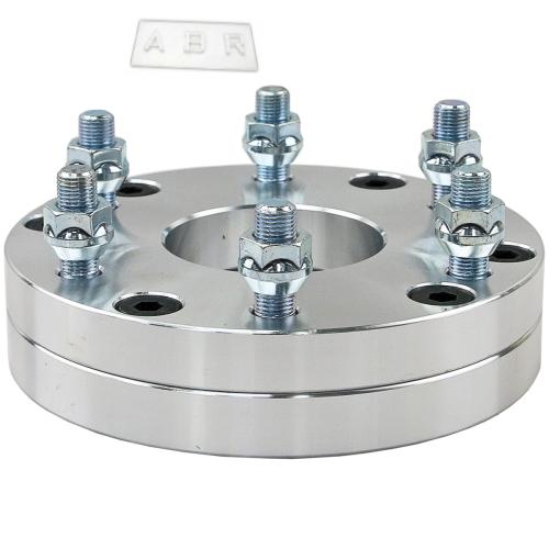 (2) 40mm 1/2-20RH 5x114.3 to 6x139.7mm Wheel Spacer For Cherokee Wrangler YJ TJ