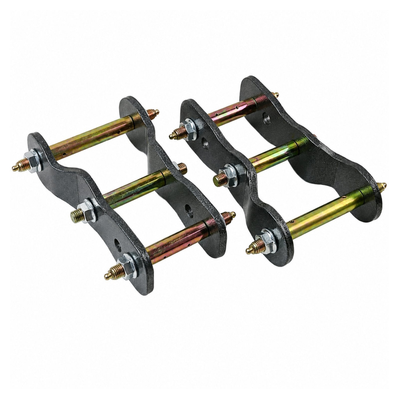 2" Rear Extended Lift Up Greasable Shackles For Mitsubishi Triton MQ MR 2015-24