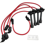 PROTEC Ignition Lead Plug Wire Fit For Toyota Starlet Turbo EP82 EP91 1.3L 4EFTE
