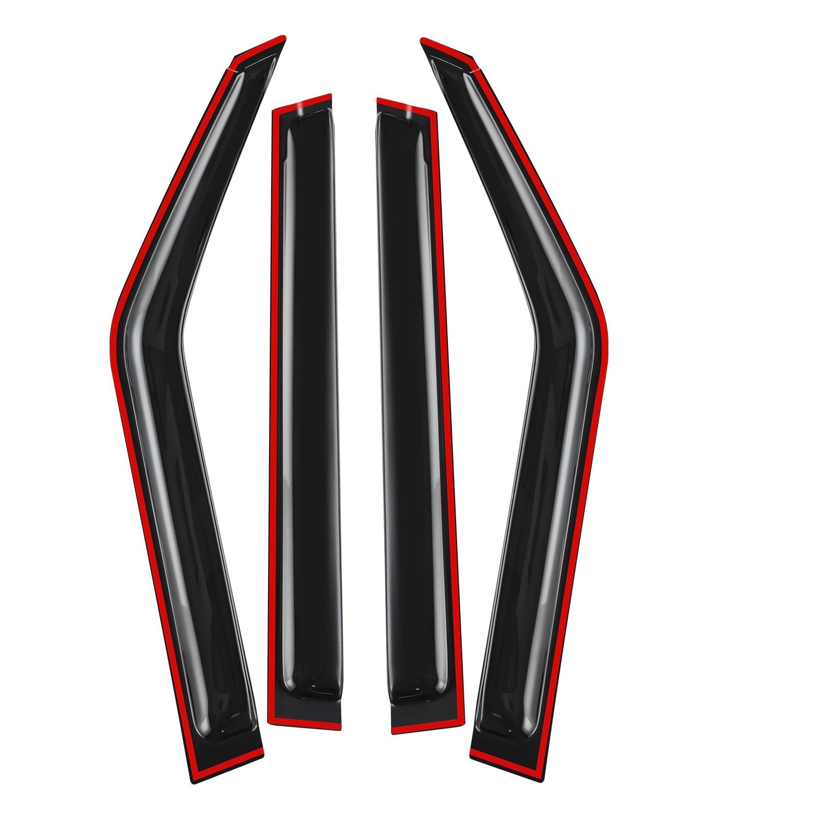 4Pcs Weathershields Weather Shields Window Visor For BYD Shark 6 2024-Onwards