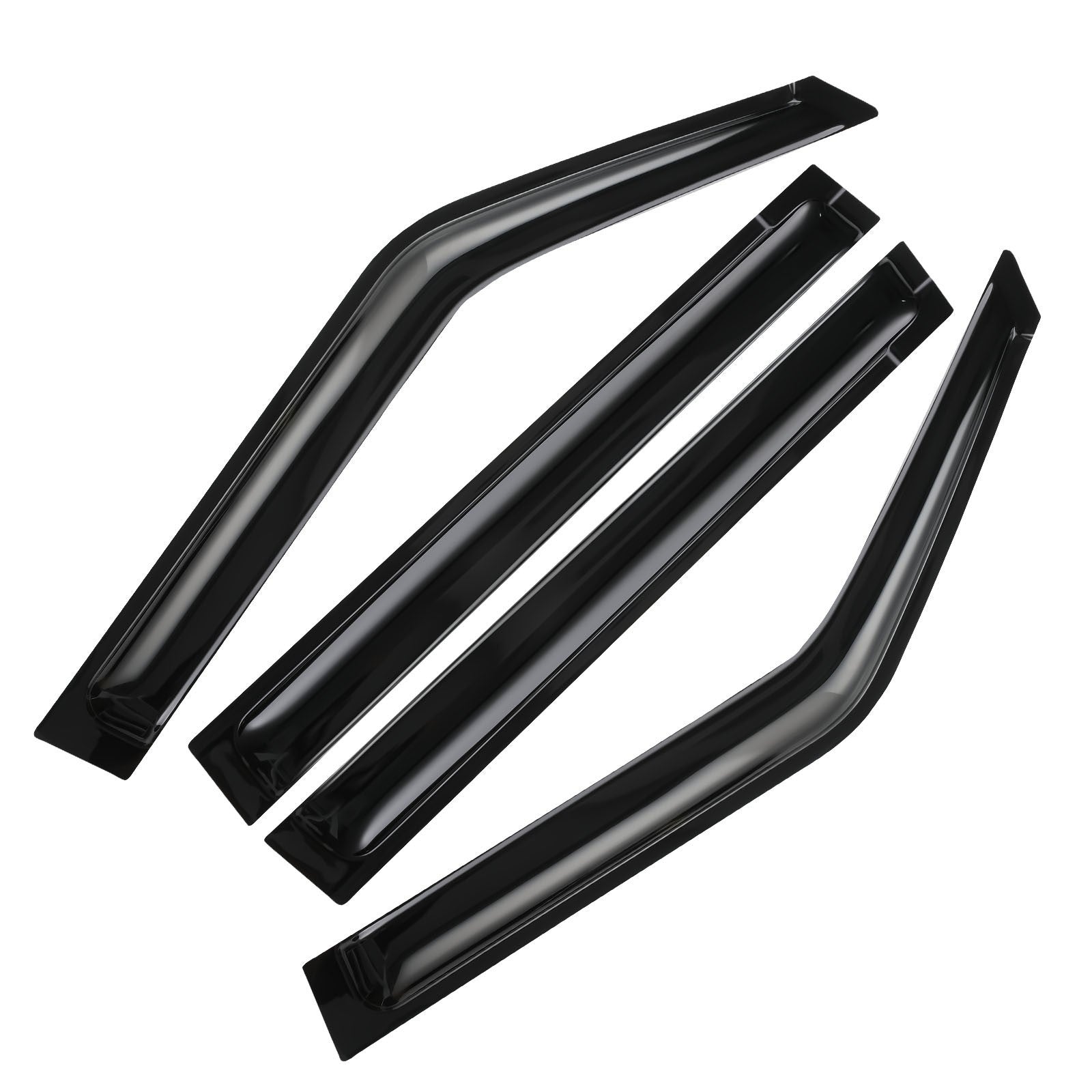 4Pcs Weathershields Weather Shields Window Visor For BYD Shark 6 2024-Onwards