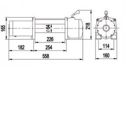 DD 12000LB (24V) Recovery Electric Winch Wireless Remote Trailer 4WD SUV Jeep