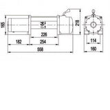 DD 12000LB (24V) Recovery Electric Winch Wireless Remote Trailer 4WD SUV Jeep
