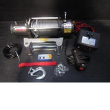 DD 12000LB (24V) Recovery Electric Winch Wireless Remote Trailer 4WD SUV Jeep