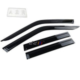Weathershield Car Window Door Visor Wind Deflector For Honda Civic EF 4DR 88-91