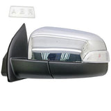 Front Left Chrome Electric Side Mirror w/ LED For Ford Ranger T6 T7 XLT 2012-ON