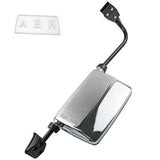 Front Left Chrome Manual Door Side Mirror For Mitsubishi Pajero L047 L049 82-91