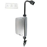 Front Right Chrome Manual Door Side Mirror For Mitsubishi Pajero L047 L049 82-91