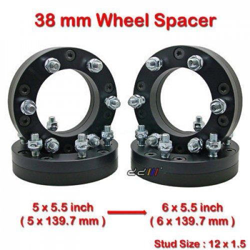 4x 40mm 5x139.7 To 6x139.7 M12x1.5 Wheel Spacers Adapter For Suzuki Vitara Rocky