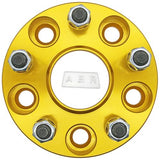 2 pcs 25mm 5 Studs 12 x 1.5 PCD 5 x 114.3 to 5 x 114.3 mm Wheel Spacer Spacers