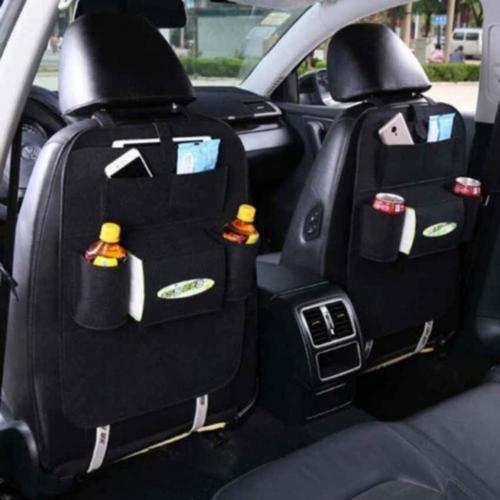 2 x Car Seat Back Organiser Multi Pocket Storage Bag Travel Organizer Holder