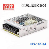 Mean Well MW LRS-100-24 24V 4.5A 100W Single Output Switching Power Supply