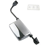Front Right Chrome Manual Door Side Mirror For Mitsubishi Pajero L047 L049 82-91