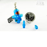 Adjustable High Fuel Pressure Regulator Oil Gauge Aluminum Alloy Race 0-140 PSI