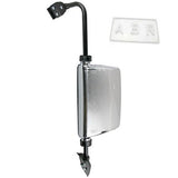 Front Left Chrome Manual Door Side Mirror For Mitsubishi Pajero L047 L049 82-91