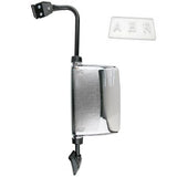 Front Left Chrome Manual Door Side Mirror For Mitsubishi Pajero L047 L049 82-91