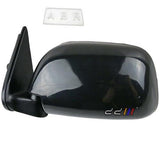 Left Black Manual Door Side Mirror For Hilux RN85 LN106 LN107 1988-1997