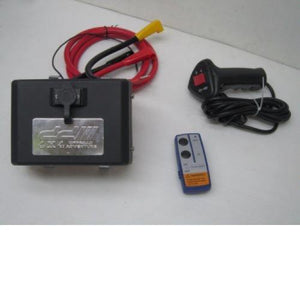 24V Relay Solenoid Control Box Pack Winch Wireless Remote Switch w/ 2x Solenoid