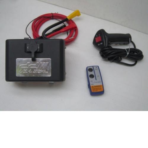 24V Relay Solenoid Control Box Pack Winch Wireless Remote Switch w/ 2x Solenoid