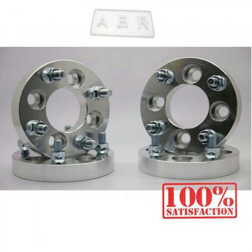 (4) 4x100 to 4x114.3 12x1.5 Wheel Adapters Spacers 25mm 4X3.94 TO 4X4.5 Spacer