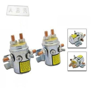 2pcs 24V Winch Starter Solenoid Relay Switch Motor 6 Terminals 4X4 4WD