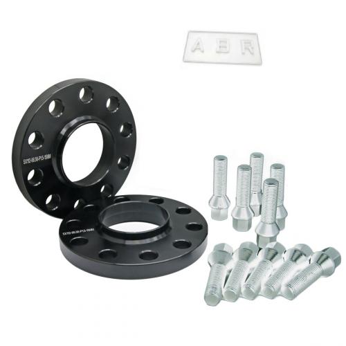 NEW 2pcs 15mm 14x1.5 5x112mm 66.56 Hub Centric Wheel Spacer For Audi Maybach 57