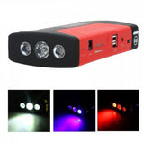 High Power 50800mAh Multi-function Car Jump Starter Power Bank - Red