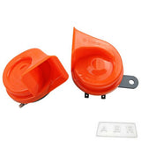 BOSCH Evolution Fanfare Twin Horn Set Orange 12V 410Hz/510Hz For Car SUV Truck