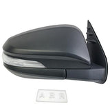 Front Right Black Electric Door Side Mirror For Toyota Hilux REVO GUN136 2015-ON
