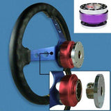 Universal Fit Steering Wheel Quick Release Hub Adapter Snap Off Boss Kit