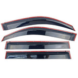 Window Visor Weather Shield Wind Deflector For Land Cruiser 200 2007-ON